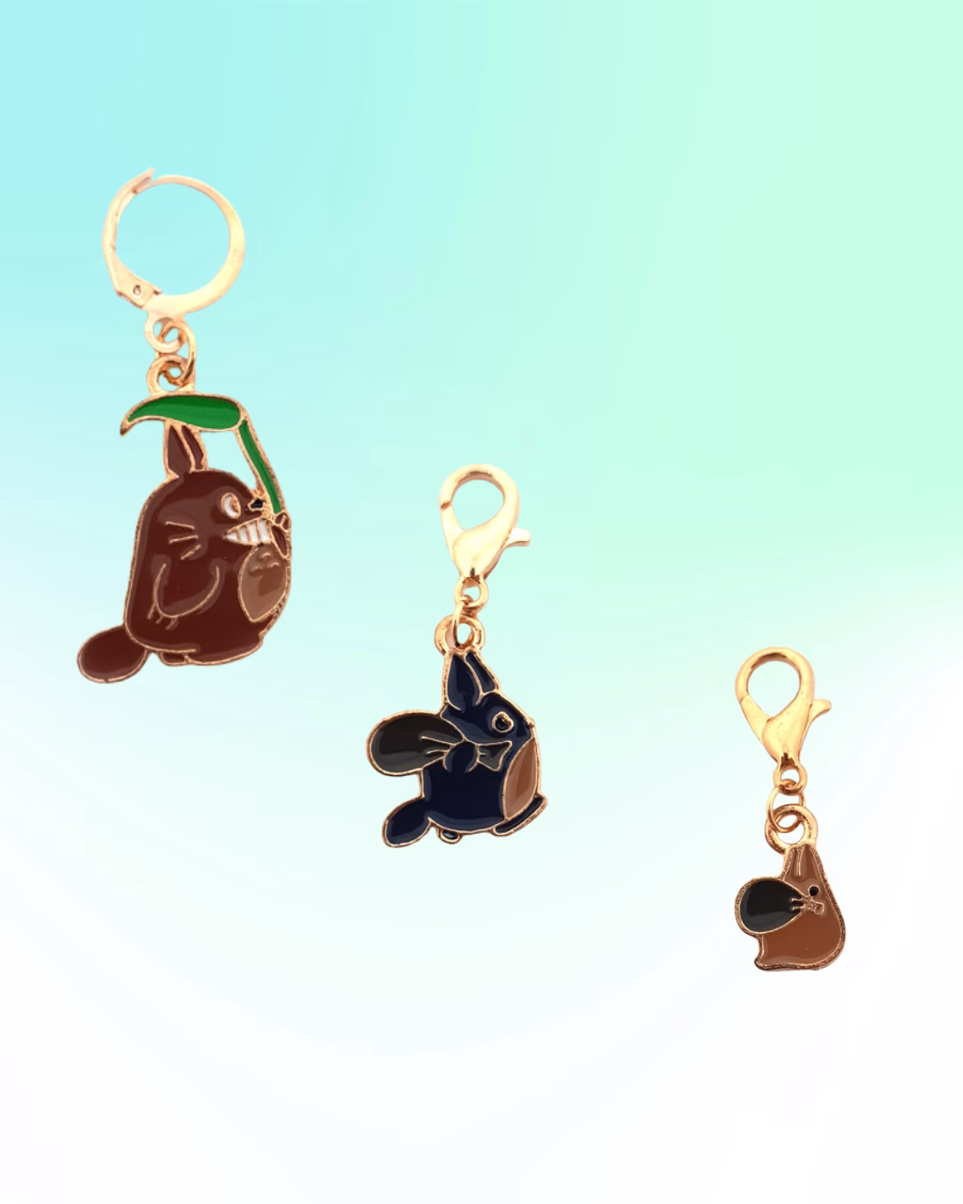 Marqueur de maille Chô, Chû et Chibi Totoro