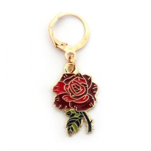 Marqueur de maille Rose rouge