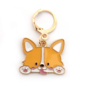 Marqueur de maille Tête de Corgi