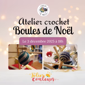 Atelier Boules de Noël au crochet