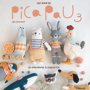 Découvre le livre Les amis de Pica Pau 3 de Yan Schenkel : 20 nouveaux modèles d’amigurumis modernes et colorés, avec explications claires et photos. Idéal pour débutants et passionnés de crochet.