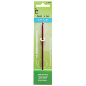 Découvrez le crochet tunisien interchangeable Colour Pony en aluminium anodisé, léger et précis. Compatible avec câbles Pony, idéal pour châles, pulls et bonnets. Choisissez votre taille et crochetez confortablement tous vos projets !