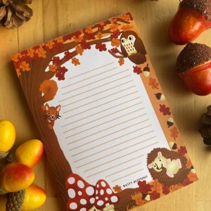Bloc-notes Automne de Batty Blossoms