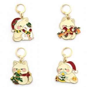Marqueur de maille Snow le petit chat de Noël