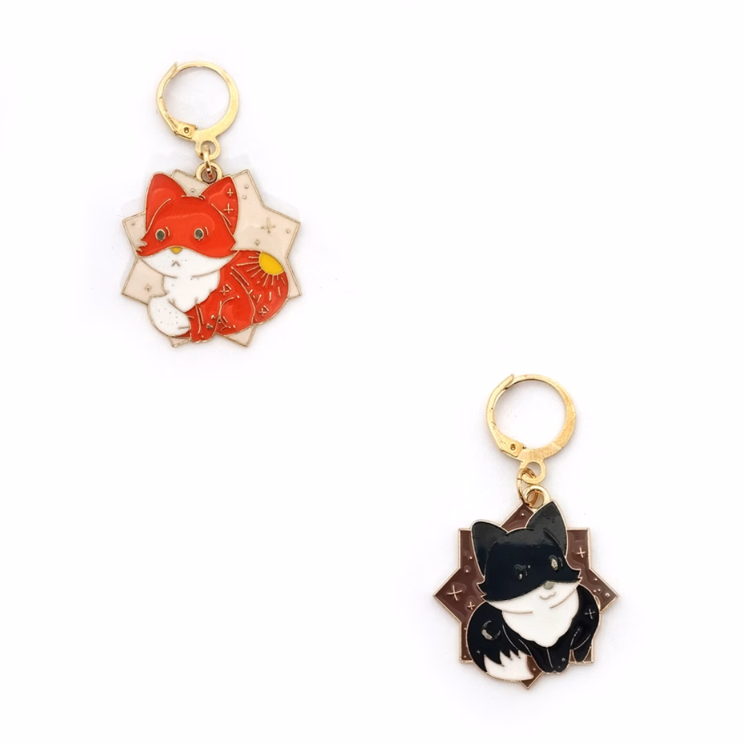 Marqueur de maille Sun et Moon fox
