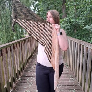 Modèle Dualité châle au crochet