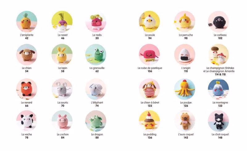 Livre Je crochète mes amigurumim's - 25 projets adorables spécial débutant
