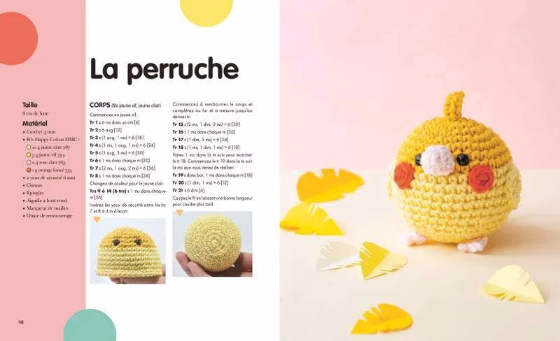 Livre Je crochète mes amigurumim's - 25 projets adorables spécial débutant