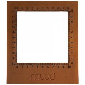 Jauge à échantillon en cuir muud