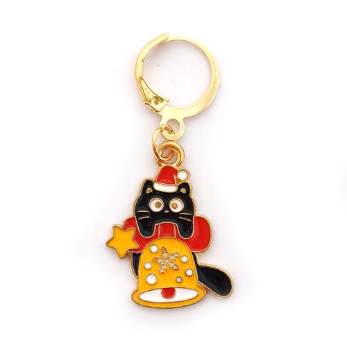 Marqueurs de Maille Chat Fête Noël – Image 6