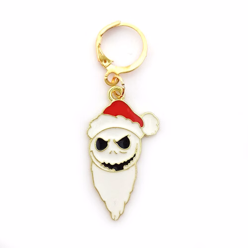 marqueur de maille jack le perce oreille habillé en père noel