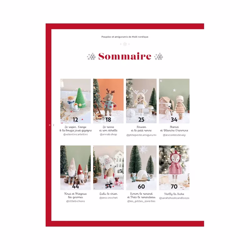 Poupées et Amigurumis de Noël nordique au crochet – Image 20
