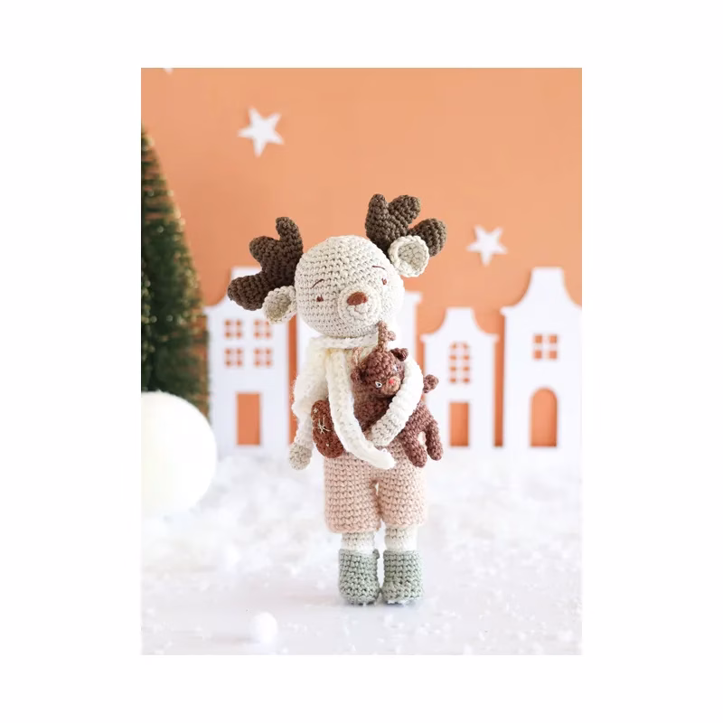 Poupées et Amigurumis de Noël nordique au crochet – Image 11