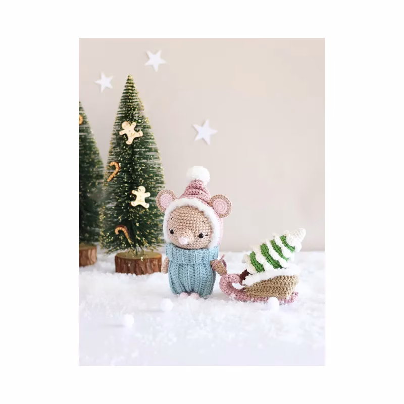 Poupées et Amigurumis de Noël nordique au crochet – Image 10