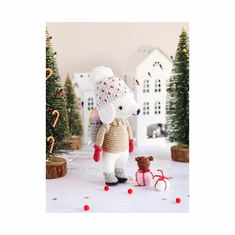Poupées et Amigurumis de Noël nordique au crochet – Image 6