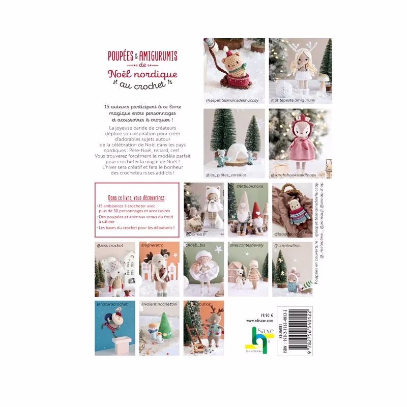 Poupées et Amigurumis de Noël nordique au crochet – Image 2