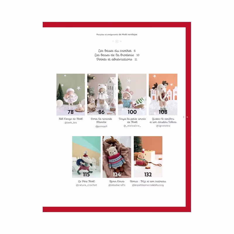 Poupées et Amigurumis de Noël nordique au crochet – Image 19