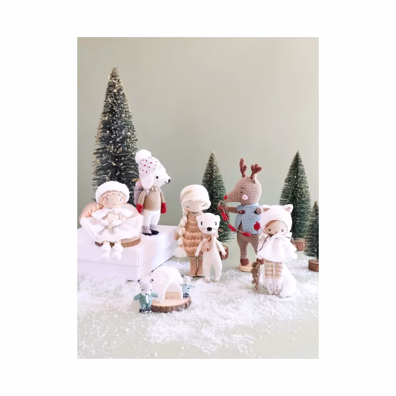 Poupées et Amigurumis de Noël nordique au crochet – Image 18