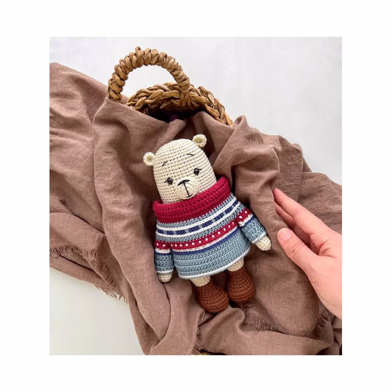 Poupées et Amigurumis de Noël nordique au crochet – Image 17