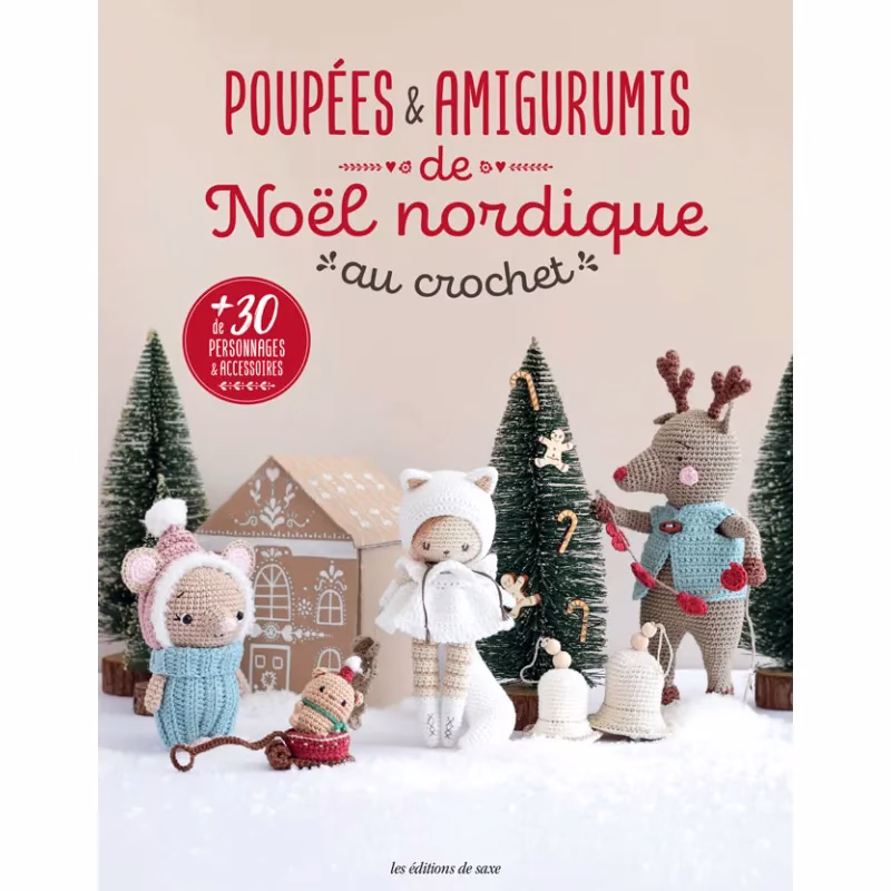 Livre poupées et amigurumis Noël nordique