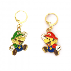 2 Marqueurs de maille Mario et Luigi