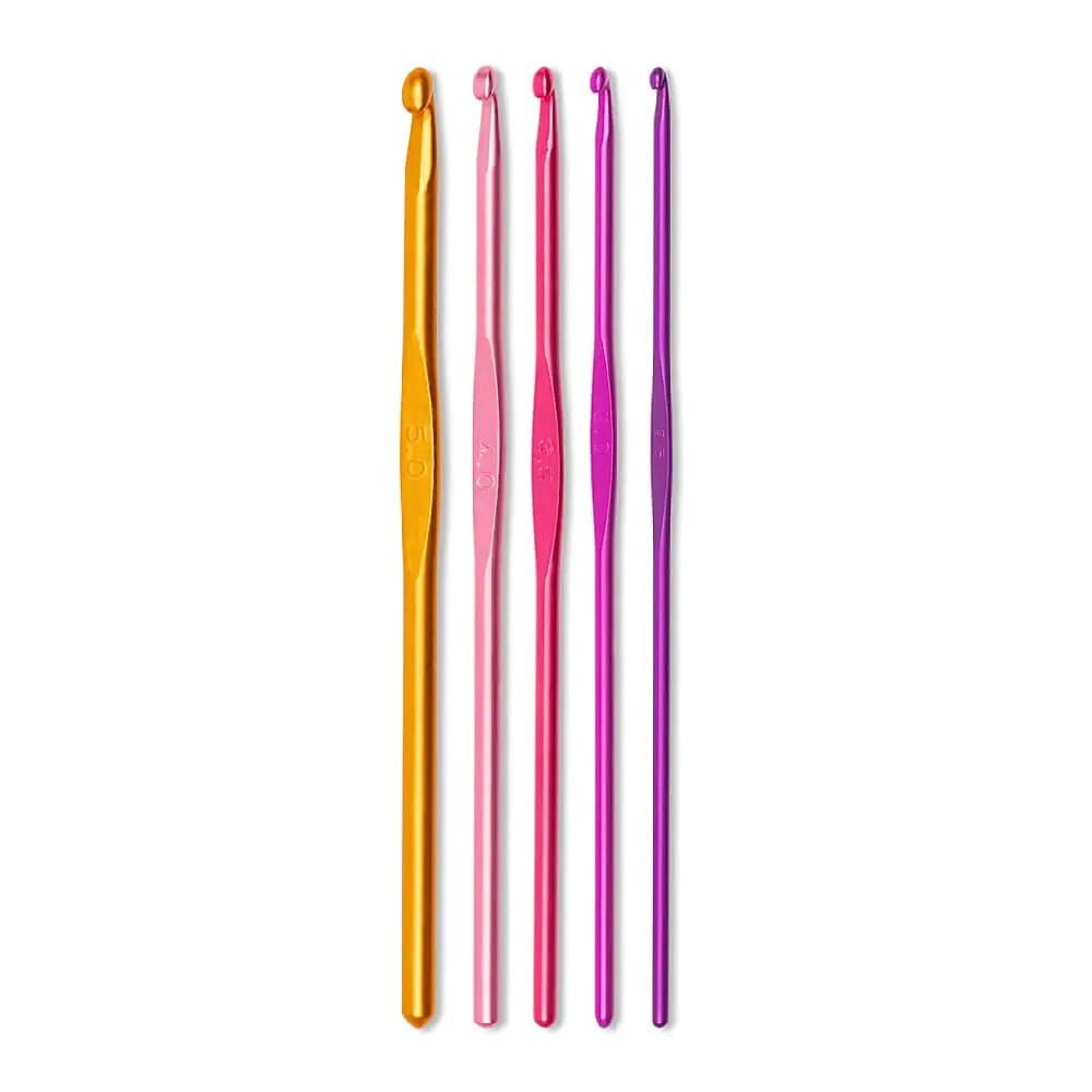 Set Crochets Tunisiens Prym Natural 3,5-8mm - Kit Complet Avec Cordons Interchangeables