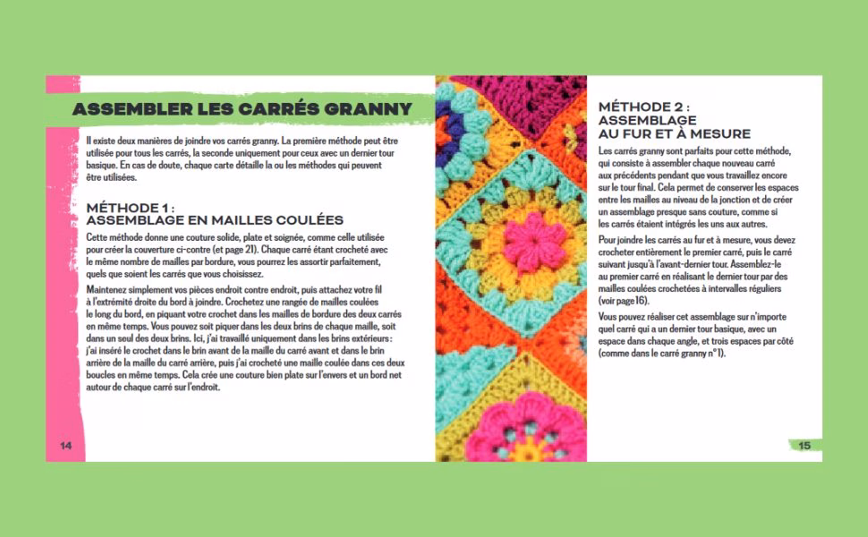 Explorez Crochet Granny Square Mix et Match : 50 modèles à crocheter : Cartes à taille réelle et diagrammes vous permet de créer des projets sur-mesure !