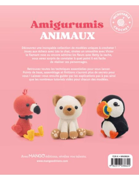 Découvre Amigurumis Animaux Super Faciles, idéal pour crocheter sans stress ! Explications claires, modèles fun et tutos vidéo : lance-toi sans attendre !