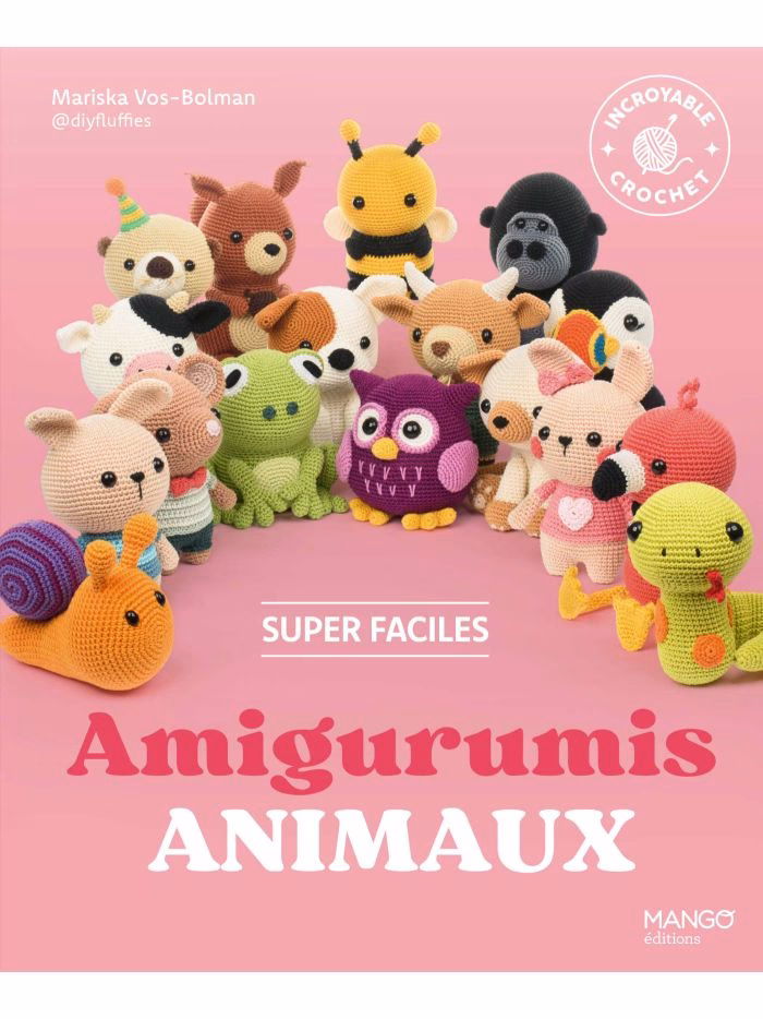 Découvre Amigurumis Animaux Super Faciles, idéal pour crocheter sans stress ! Explications claires, modèles fun et tutos vidéo : lance-toi sans attendre !