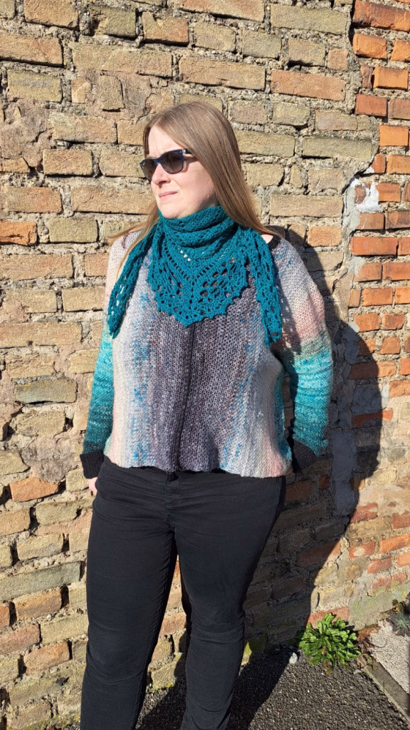 Patron au crochet châle Brise Florale