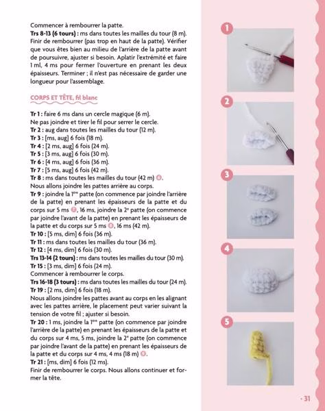 Découvre Amigurumis en fil chenille 12 créations super faciles à crocheter d’Anaëlle Tanniou. 12 modèles adorables en fil chenille, avec explications pas à pas, photos, astuces et conseils pour débuter le crochet tout en douceur.