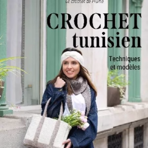 Apprends le crochet tunisien avec Crochet tunisien – Techniques et modèles : un livre complet avec 10 projets, photos, diagrammes et vidéos pour maîtriser cette technique pas à pas.