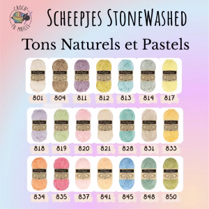 Scheepjes StoneWashed 50g est un fil agréable à travailler, aussi bien au crochet qu'au tricot. Sa polyvalence et sa qualité sont appréciés de tous.