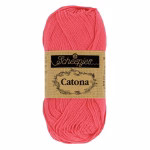 La palette roses profonds - rouges du Scheepjes Catona regroupe 15 coloris harmonieux dans un coton mercerisé doux, brillant et certifié EN71-3. Disponible en trois grammages — 50g, 25g et 10g — pour t'adapter à tous tes projets, du grand ouvrage aux petites touches multicolores.