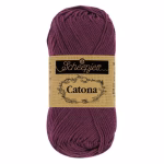 La palette violets du Scheepjes Catona regroupe 12 coloris harmonieux dans un coton mercerisé doux, brillant et certifié EN71-3. Disponible en trois grammages — 50g, 25g et 10g — pour t'adapter à tous tes projets, du grand ouvrage aux petites touches multicolores.