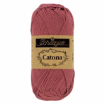 La palette roses profonds - rouges du Scheepjes Catona regroupe 15 coloris harmonieux dans un coton mercerisé doux, brillant et certifié EN71-3. Disponible en trois grammages — 50g, 25g et 10g — pour t'adapter à tous tes projets, du grand ouvrage aux petites touches multicolores.