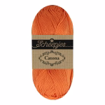 La palette oranges - corail du Scheepjes Catona regroupe 13 coloris harmonieux dans un coton mercerisé doux, brillant et certifié EN71-3. Disponible en trois grammages — 50g, 25g et 10g — pour t'adapter à tous tes projets, du grand ouvrage aux petites touches multicolores.