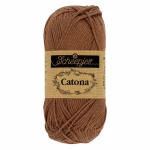 Découvrez le Fil coton marron beige Scheepjes Catona en 50g, 25g et 10g. Coton mercerisé certifié EN71-3, coloris harmonieux pour tous tes projets crochet.
