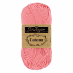 La palette roses clairs du Scheepjes Catona regroupe 11 coloris harmonieux dans un coton mercerisé doux, brillant et certifié EN71-3. Disponible en trois grammages — 50g, 25g et 10g — pour t'adapter à tous tes projets, du grand ouvrage aux petites touches multicolores.