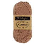 Découvrez le Fil coton marron beige Scheepjes Catona en 50g, 25g et 10g. Coton mercerisé certifié EN71-3, coloris harmonieux pour tous tes projets crochet.