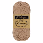 Découvrez le Fil coton marron beige Scheepjes Catona en 50g, 25g et 10g. Coton mercerisé certifié EN71-3, coloris harmonieux pour tous tes projets crochet.