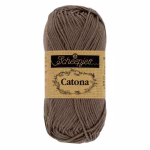 Découvrez le Fil coton marron beige Scheepjes Catona en 50g, 25g et 10g. Coton mercerisé certifié EN71-3, coloris harmonieux pour tous tes projets crochet.