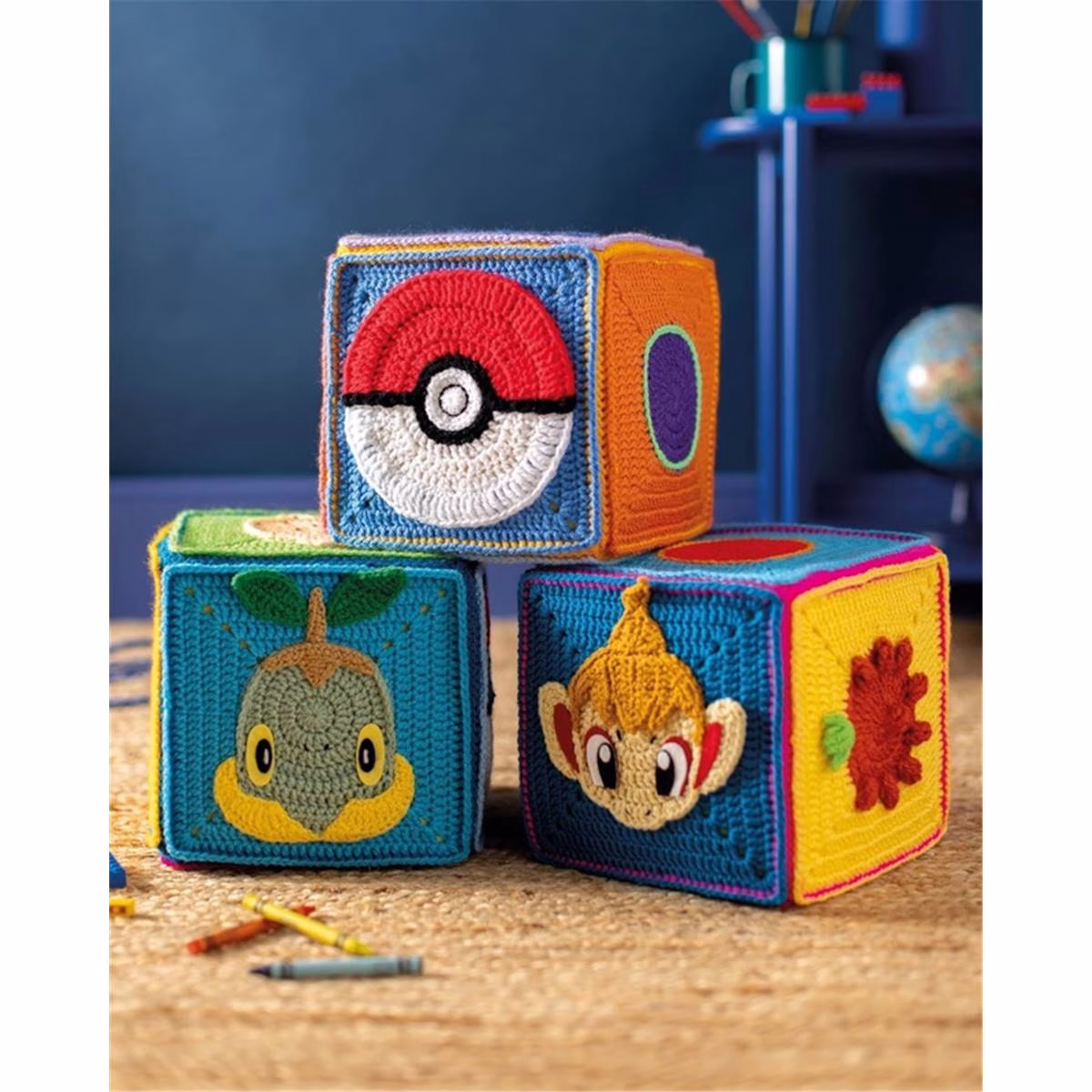Crochète 36 modèles Pokémon en granny squares avec le livre d'Ira Rott : Pikachu, Salamèche, Carapuce, Poké Ball… Diagrammes et pas à pas. Commande ton livre crochet !