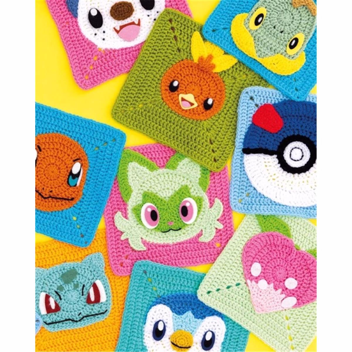 Crochète 36 modèles Pokémon en granny squares avec le livre d'Ira Rott : Pikachu, Salamèche, Carapuce, Poké Ball… Diagrammes et pas à pas. Commande ton livre crochet !