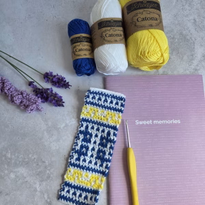 Patron au crochet Marque-page au crochet mosaïque - Lecture à Porto