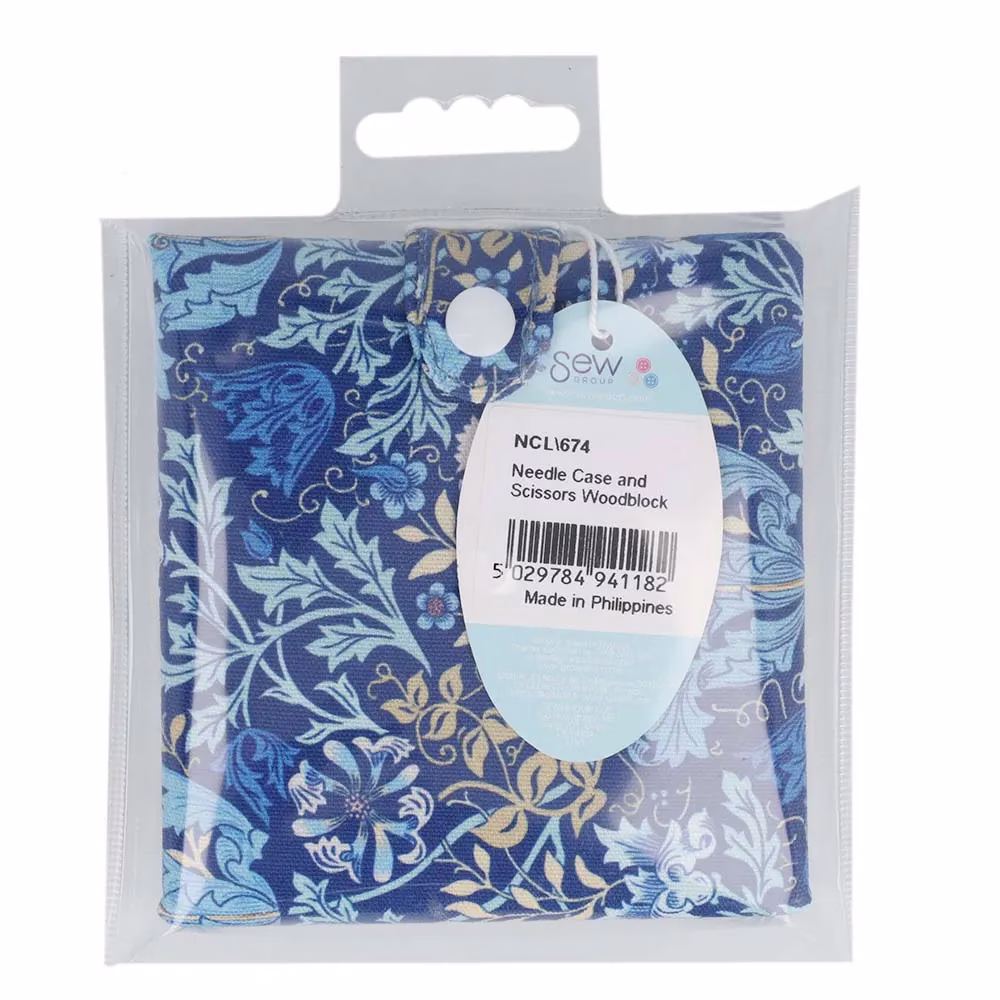 La pochette nécessaire à couture Hobby Gift range aiguilles, épingles et ciseaux dans un joli coton fleuri. Kit complet inclus, format nomade. Craque pour elle !